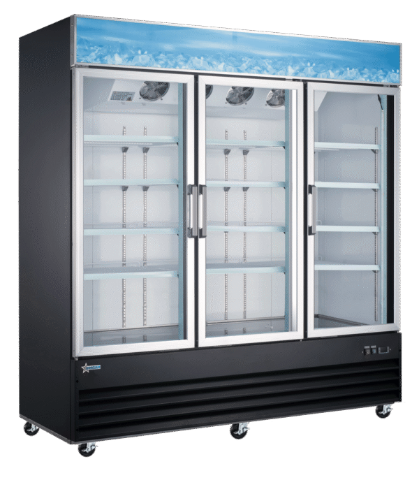 omcan refrigerator 78 black
